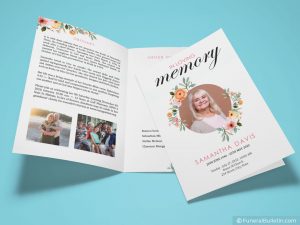 funeral pamphlet template printable