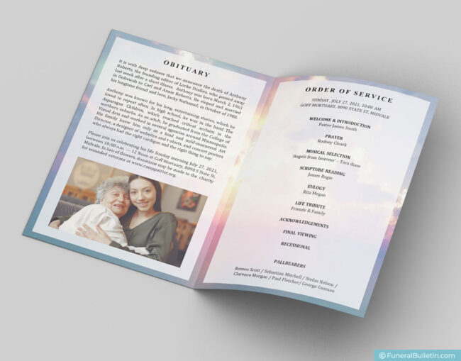 funeral service template