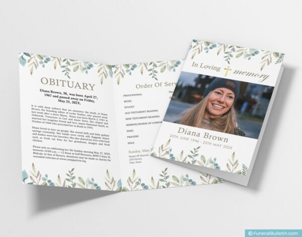 Download Funeral Program Template Designs For Word & PPT