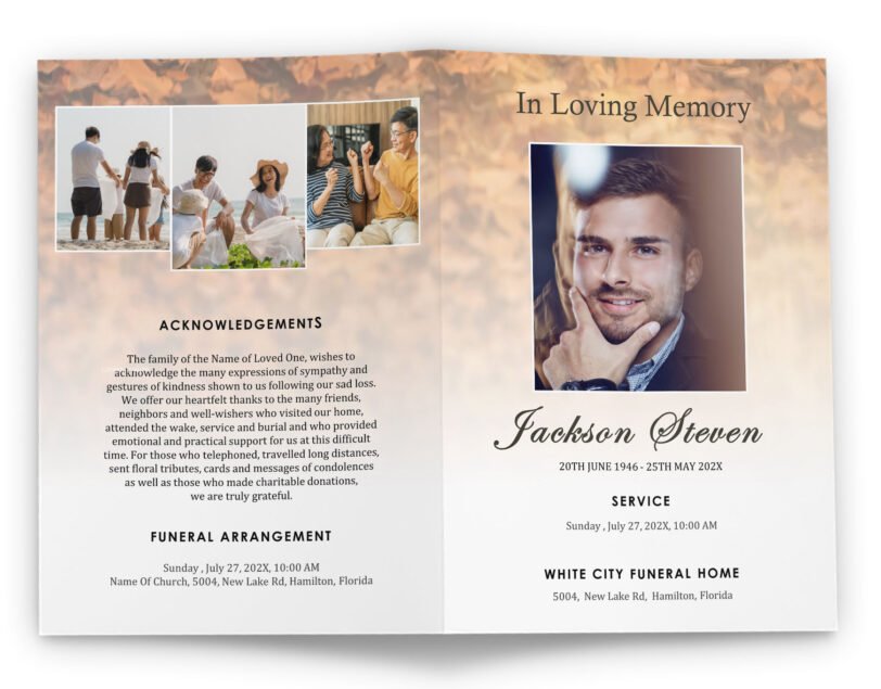 funeral service template