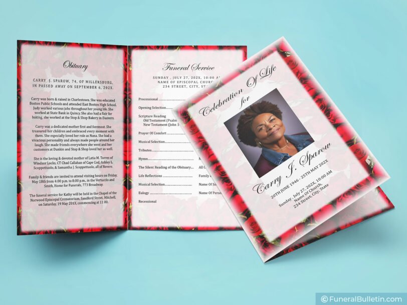 editable funeral program template microsoft word