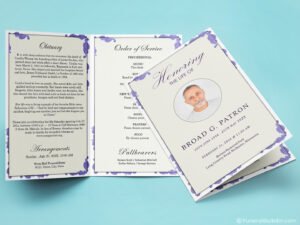 Funeral Pamphlet Template