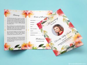 jehovah witness ms word funeral program template