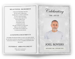 printable funeral brochure template