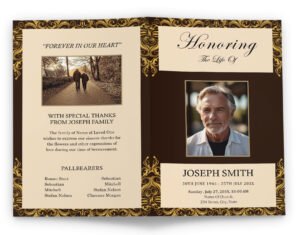 printable funeral invite template