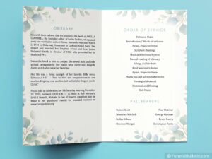 elegant-memorial-service-order-of-service-inside