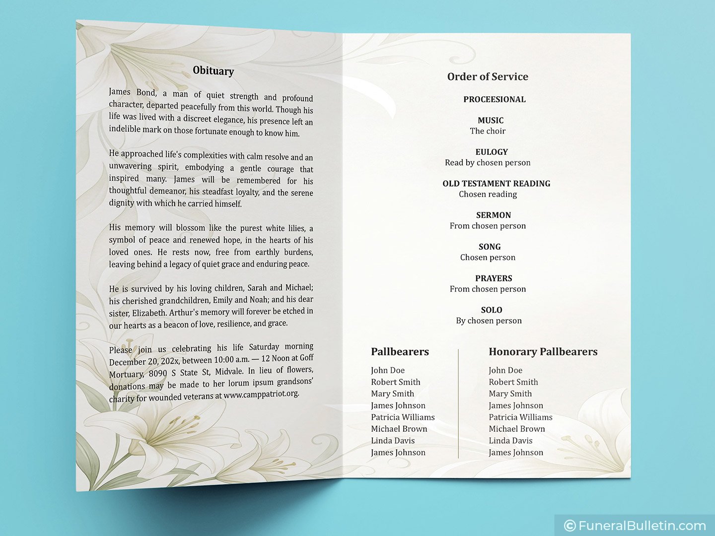 memorial-service-order-of-service-internal-pages memorial-service-order-of-service-internal-pages